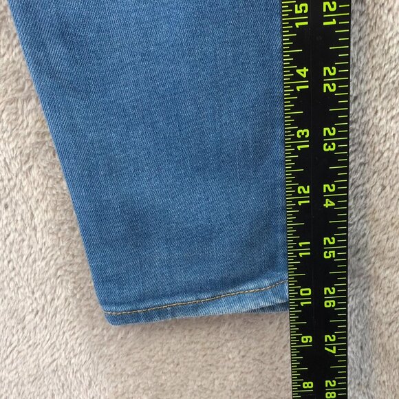 Levis Womens 721 Jeans Size 28 High Rise Skinny Leg Ankle Blue Denim Casual - Picture 8 of 16